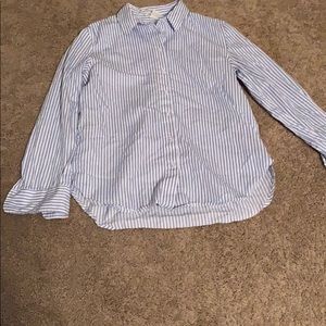 Striped button up